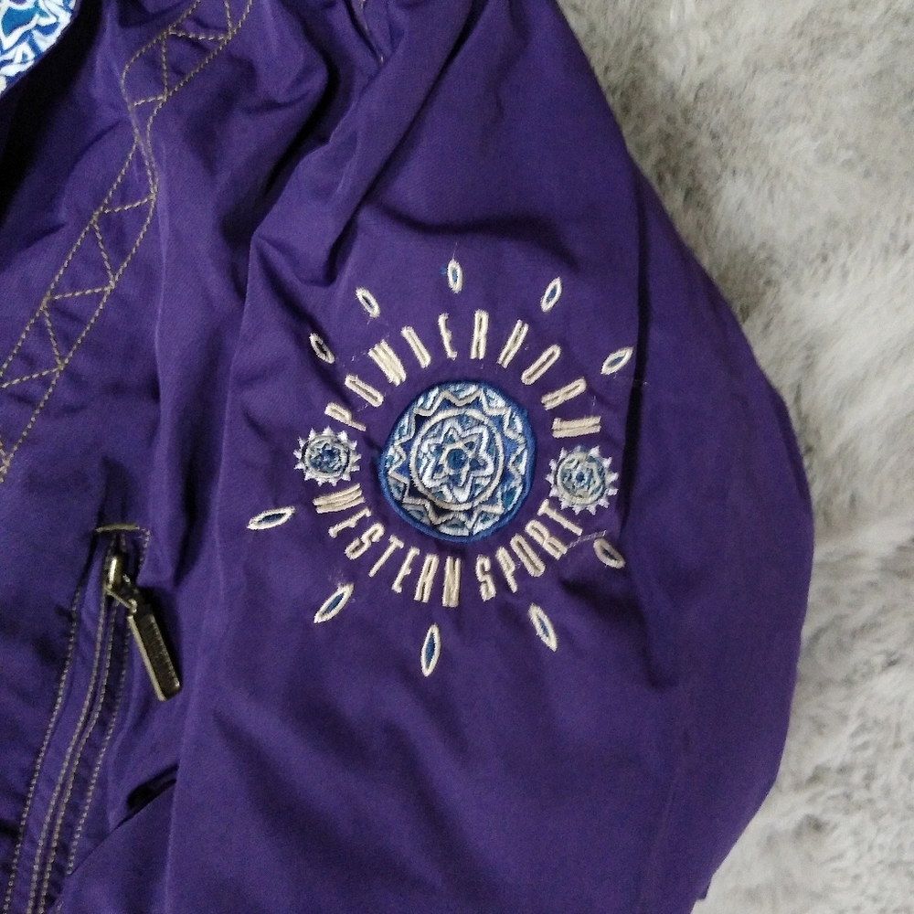 Vintage 80s 90s Powderhorn Ski Suit Purple - Picture 7 of 12